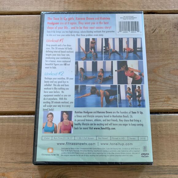 One Day Belly Blast Tone it Up DVD Workout Karena Katrina Fitness Now - Picture 2 of 3